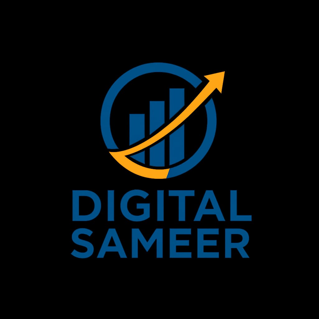 SEO Sameer logo in stylish text representing digital marketing and SEO services.