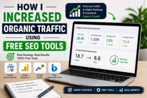 How I Increased Organic Traffic Using Free SEO Tools: A Practical Step-by-Step Guide